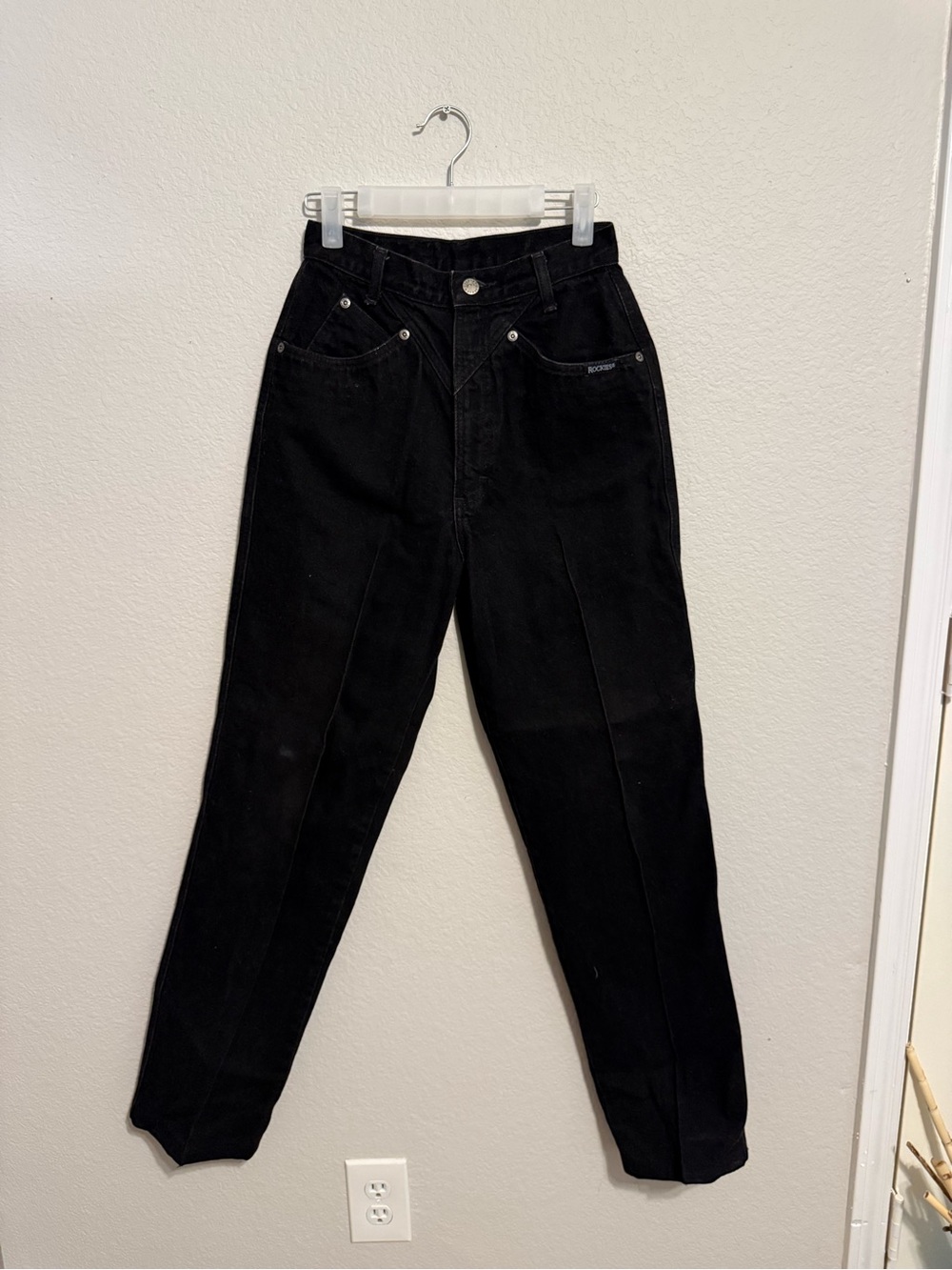 Vintage Rocky Mountain Black High-Waist Jeans